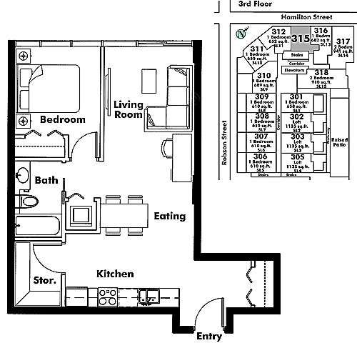 Floor plan 315