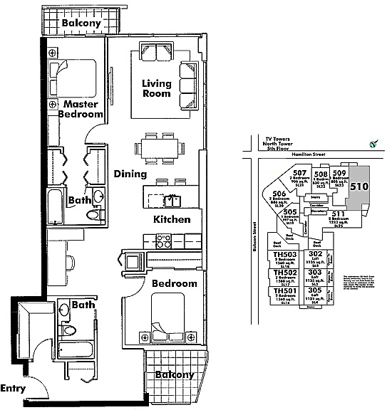Floor plan 510