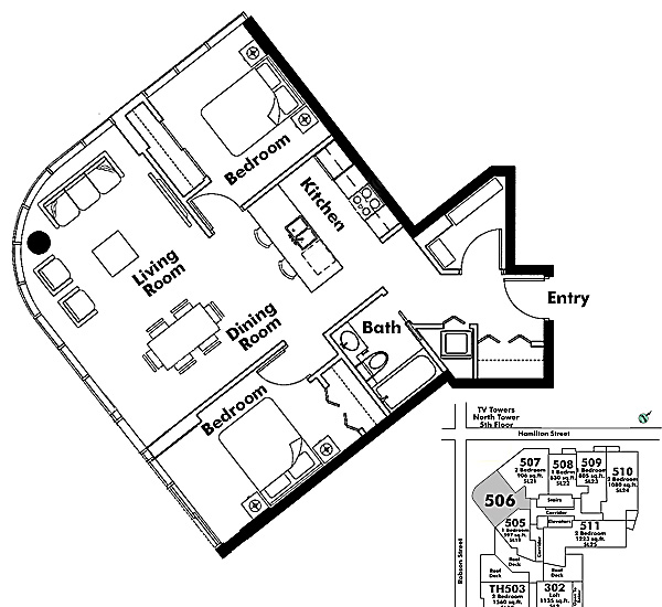 Floor plan 506