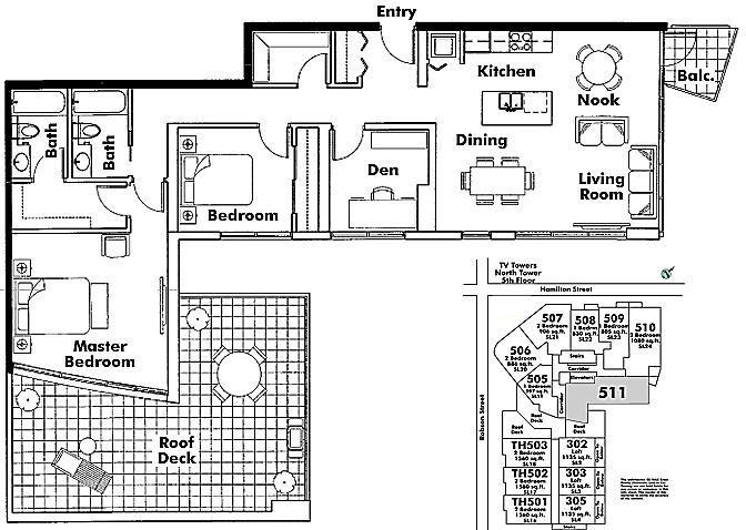 Floor plan 511