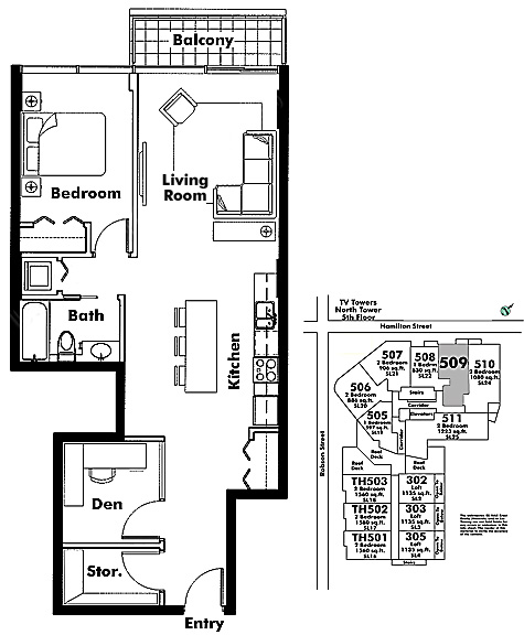 Floor plan 509