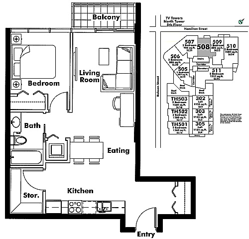 Floor plan 508