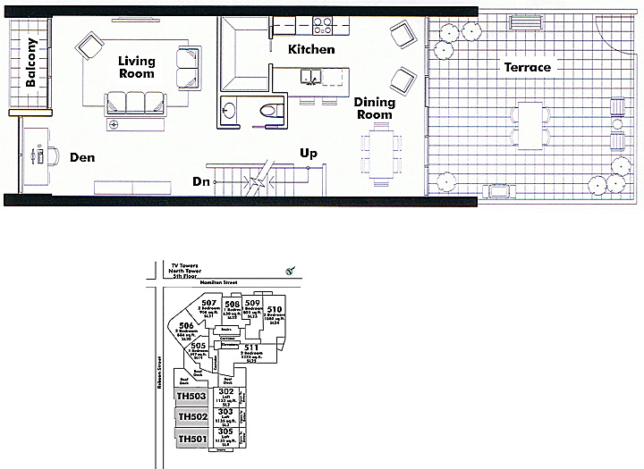 Floor plan TH502