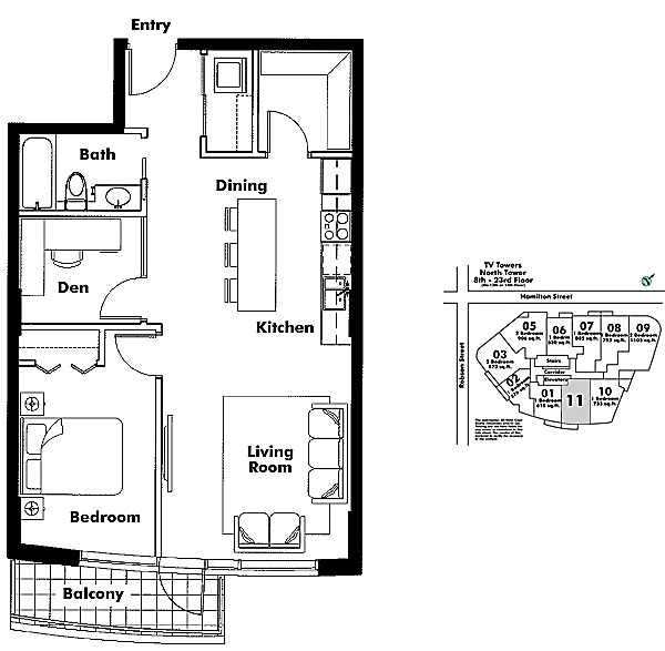 Floor plan 911