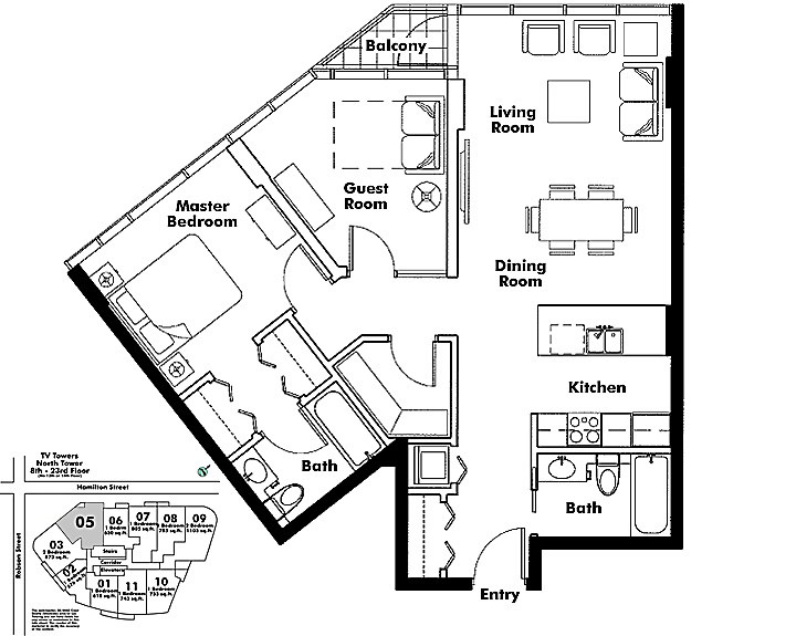 Floor plan 705