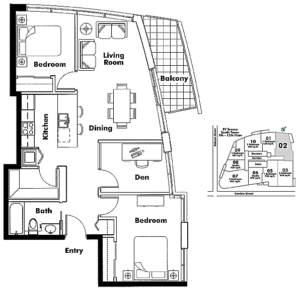 Floor plan 802