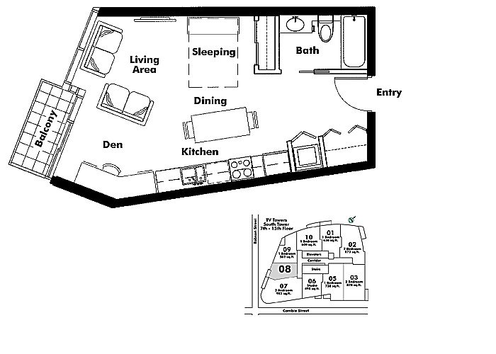 Floor plan 2108