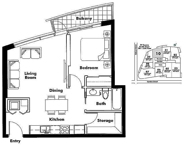 Floor plan 710