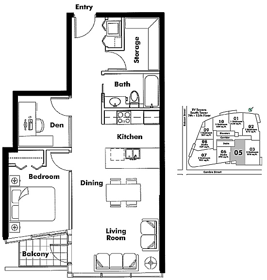 Floor plan 705