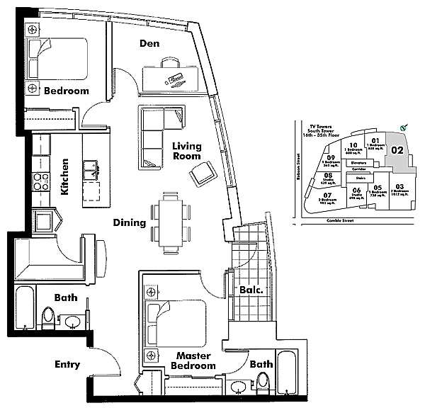 Floor plan 2102