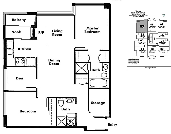Floor plan 607