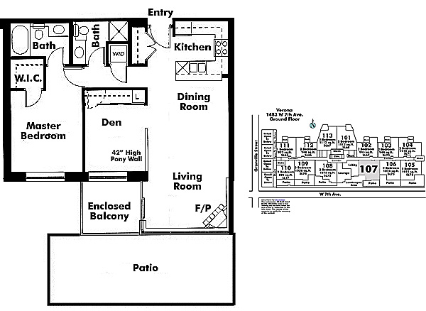 Floor plan 107
