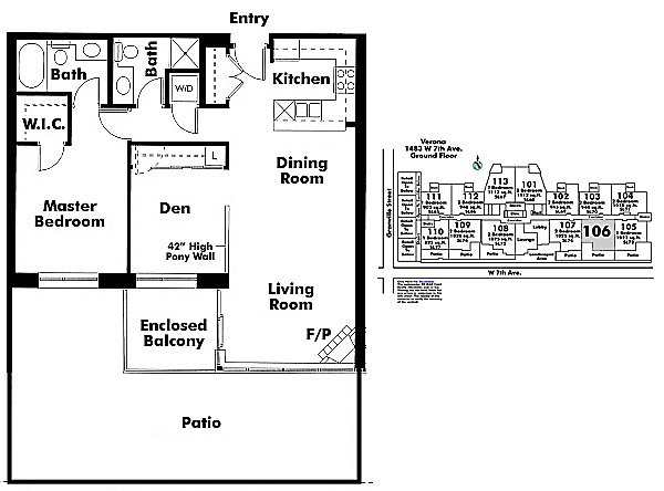 Floor plan 106