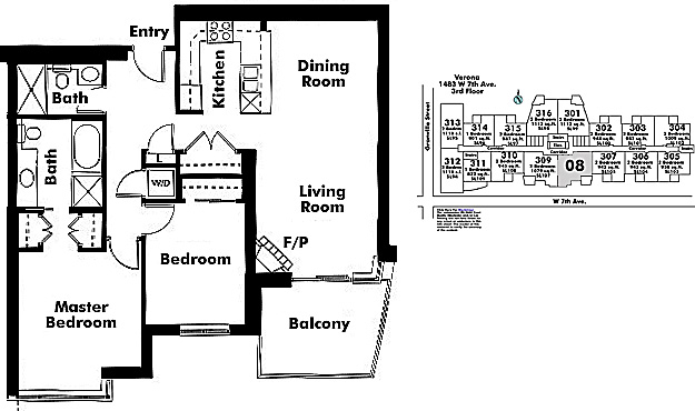 Floor plan 308