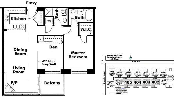 Floor plan 403