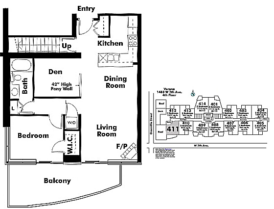 Floor plan 411