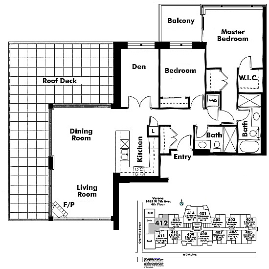 Floor plan 412