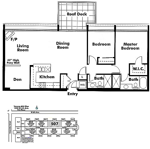 Floor plan 507