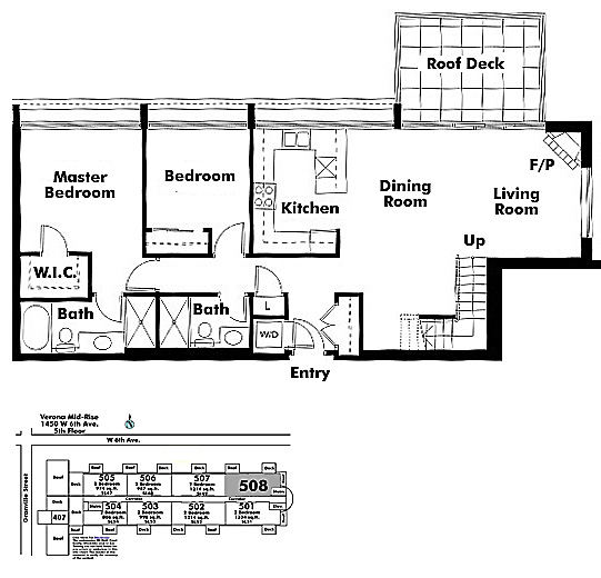 Floor plan 508