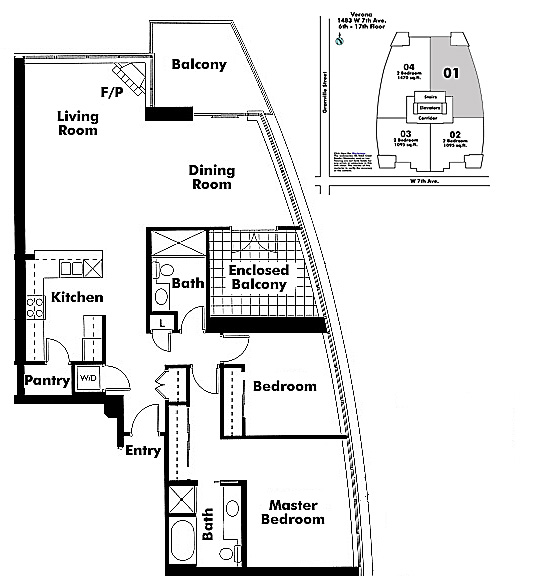 Floor plan 701
