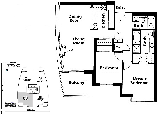 Floor plan 603