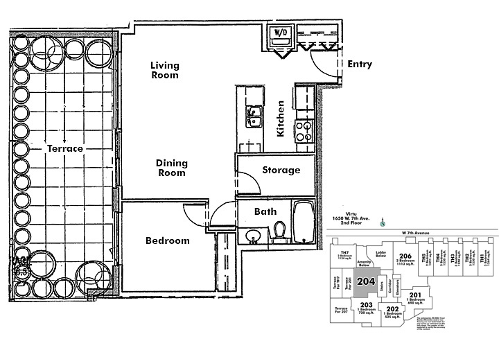 Floor plan 204