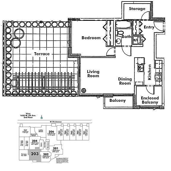 Floor plan 203