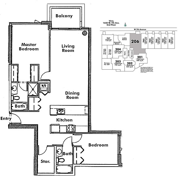 Floor plan 206