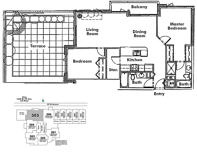Floor plan 305