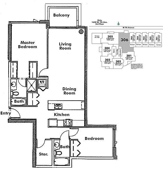Floor plan 306