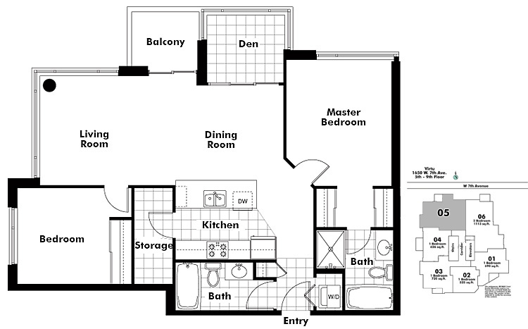 Floor plan 905