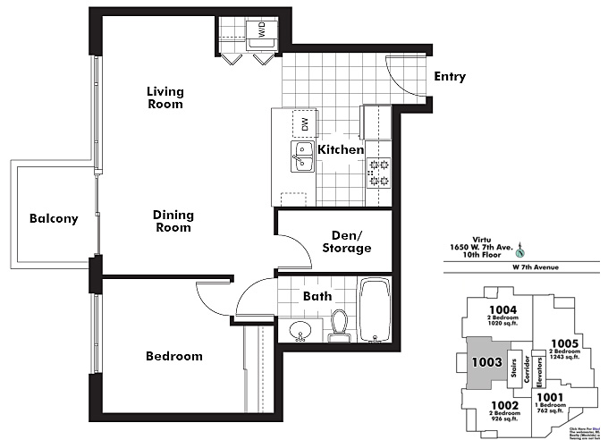 Floor plan 1003