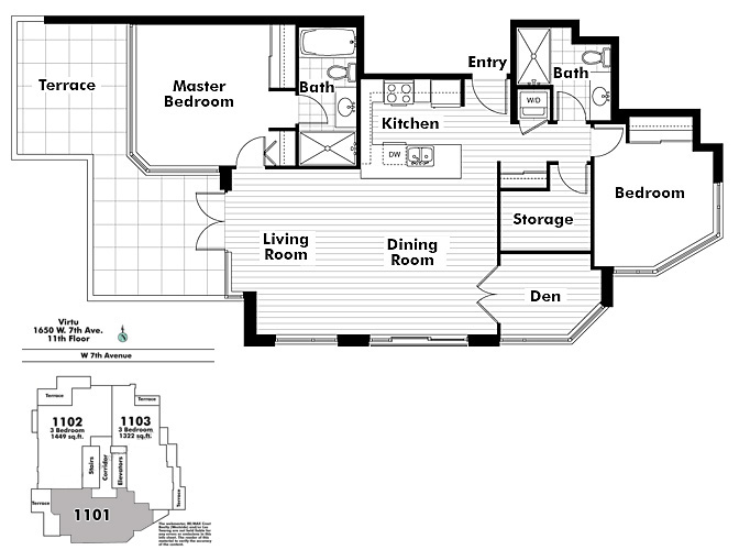 Floor plan 1101