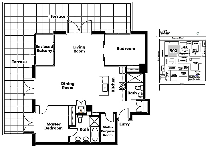Floor plan 503