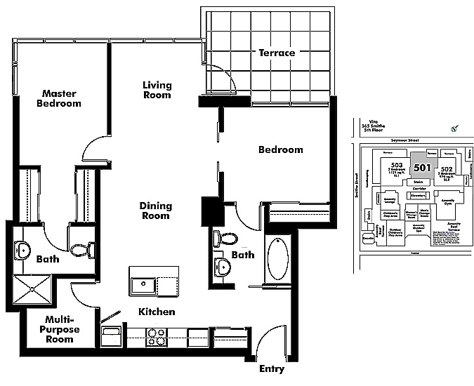 Floor plan 501