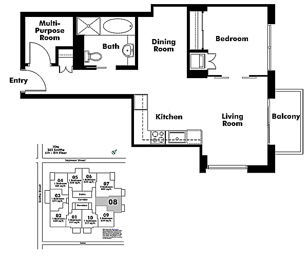 Floor plan 708