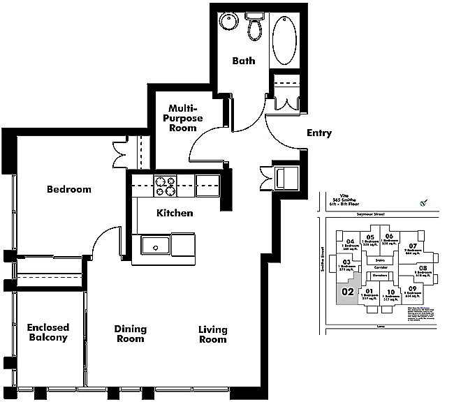 Floor plan 602