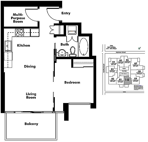 Floor plan 610