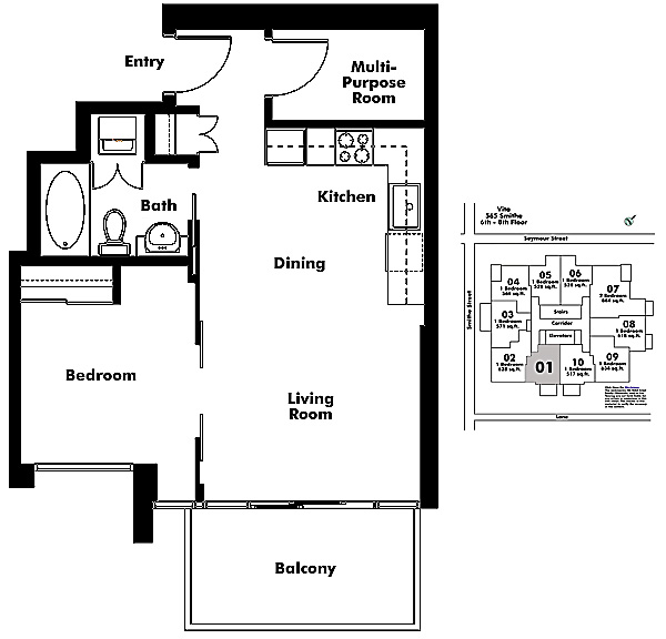 Floor plan 601