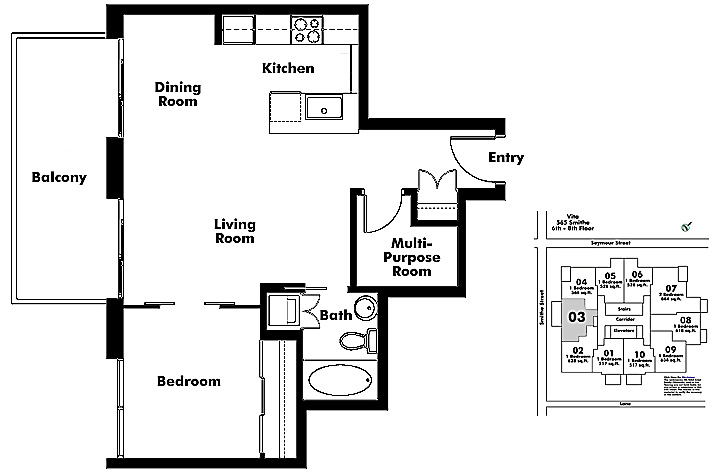 Floor plan 603