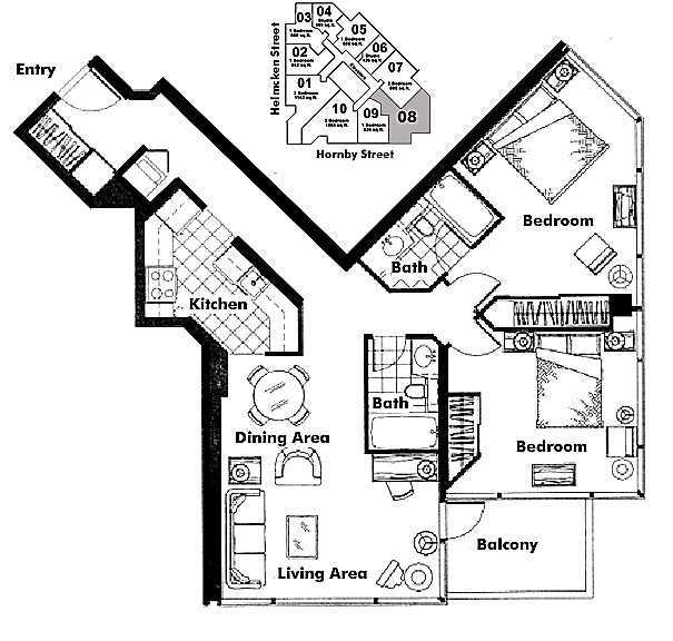 Floor plan 708