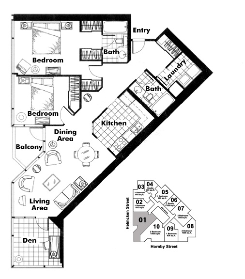 Floor plan 401