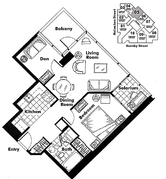 Floor plan 605