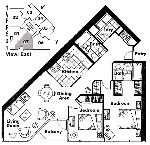 Floor plan 2107