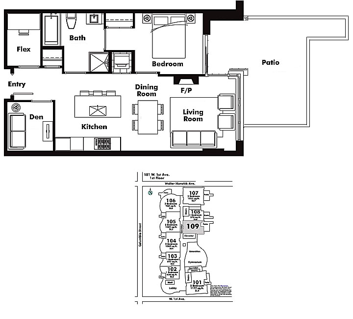 Floor plan 109