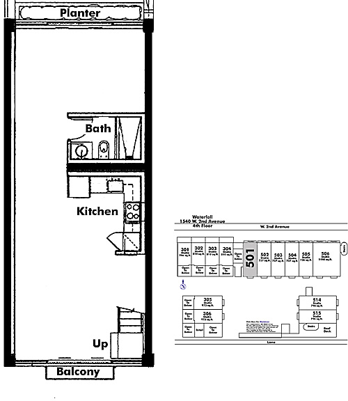 Floor plan 501