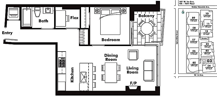 Floor plan 403