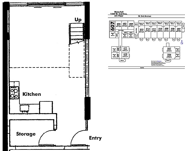 Floor plan 607