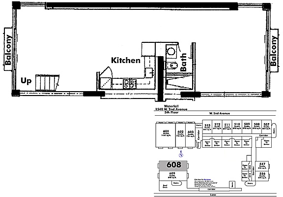 Floor plan 608