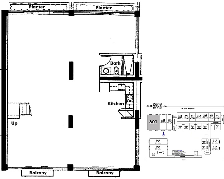 Floor plan 601